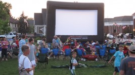 People from Hudson, OH and surrounding communities gathered to watch Avatar on our 25' x 15' screen.  This was our largest event to date and the Fire chief estimated we had over 800 people attending.